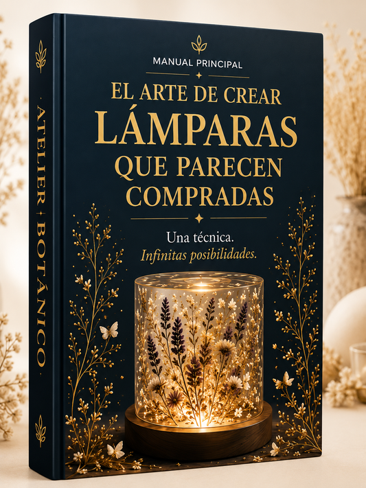 El Arte de Crear Lámparas Botánicas que Parecen Compradas: Aprendé paso a paso a crear piezas únicas con terminación profesional, aunque nunca hayas hecho una lámpara.